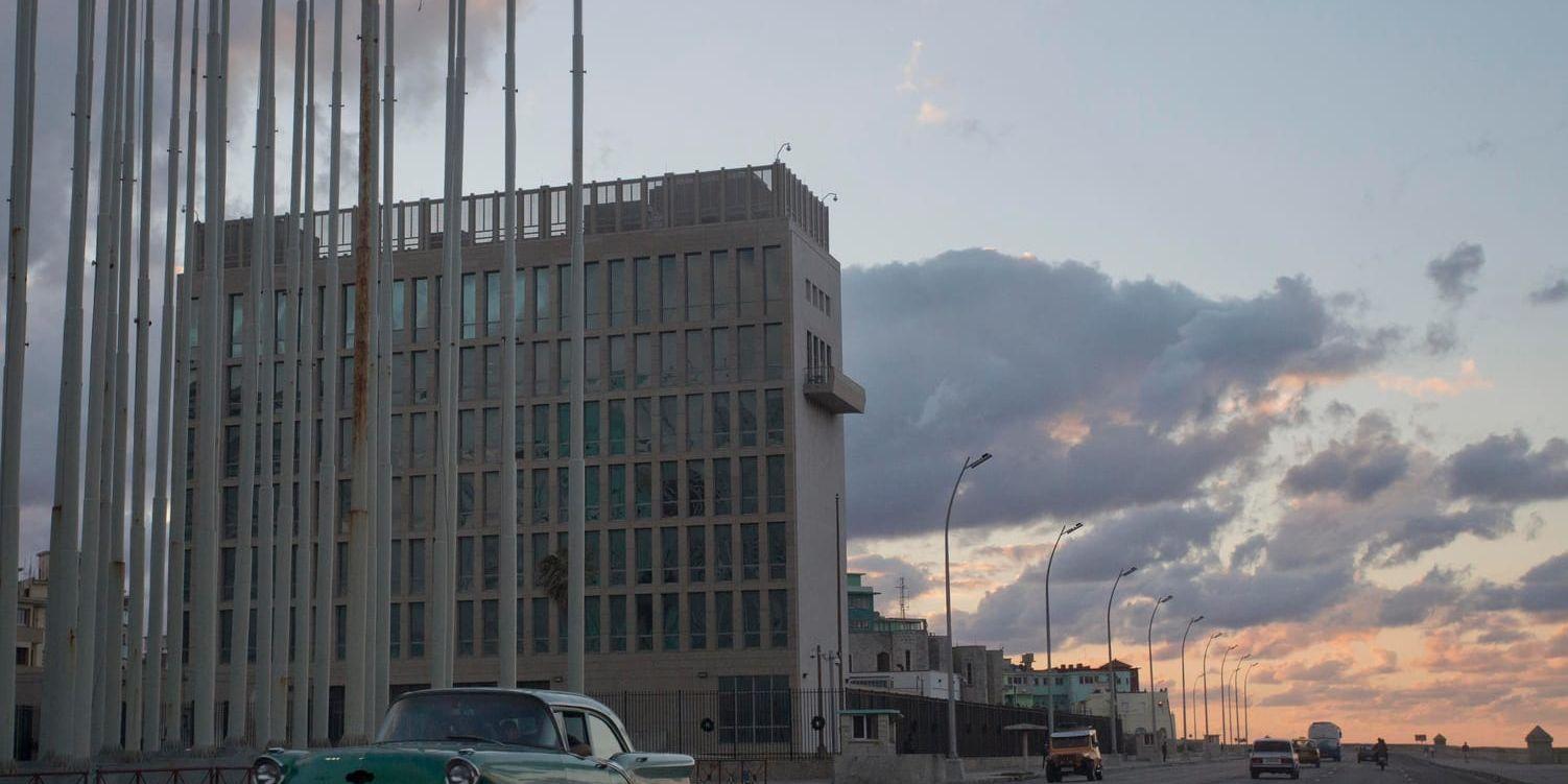 Den amerikanska ambassaden i Havanna. Arkivbild.