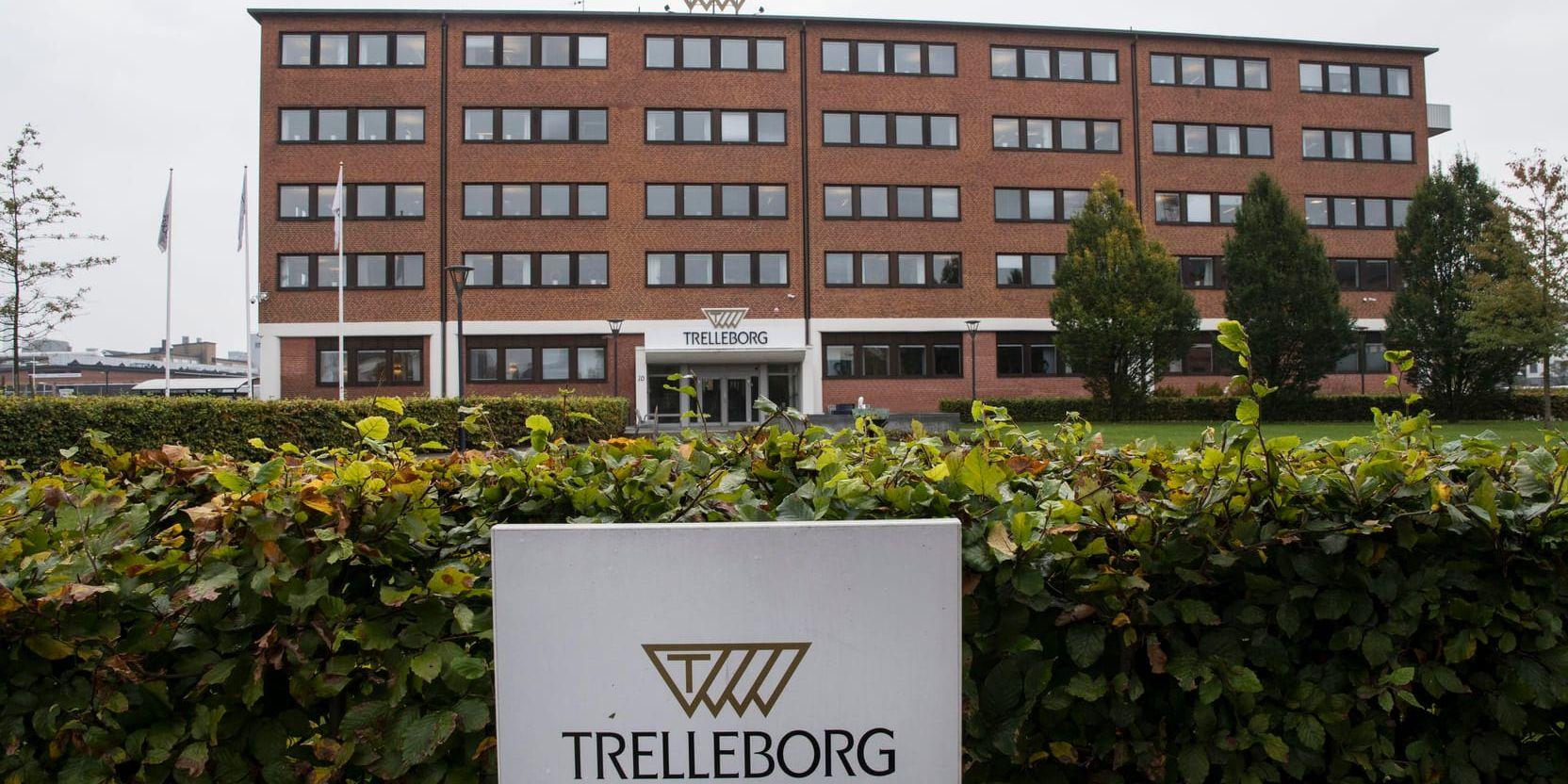 Trelleborgs huvudkontor i Trelleborg. Arkivbild.