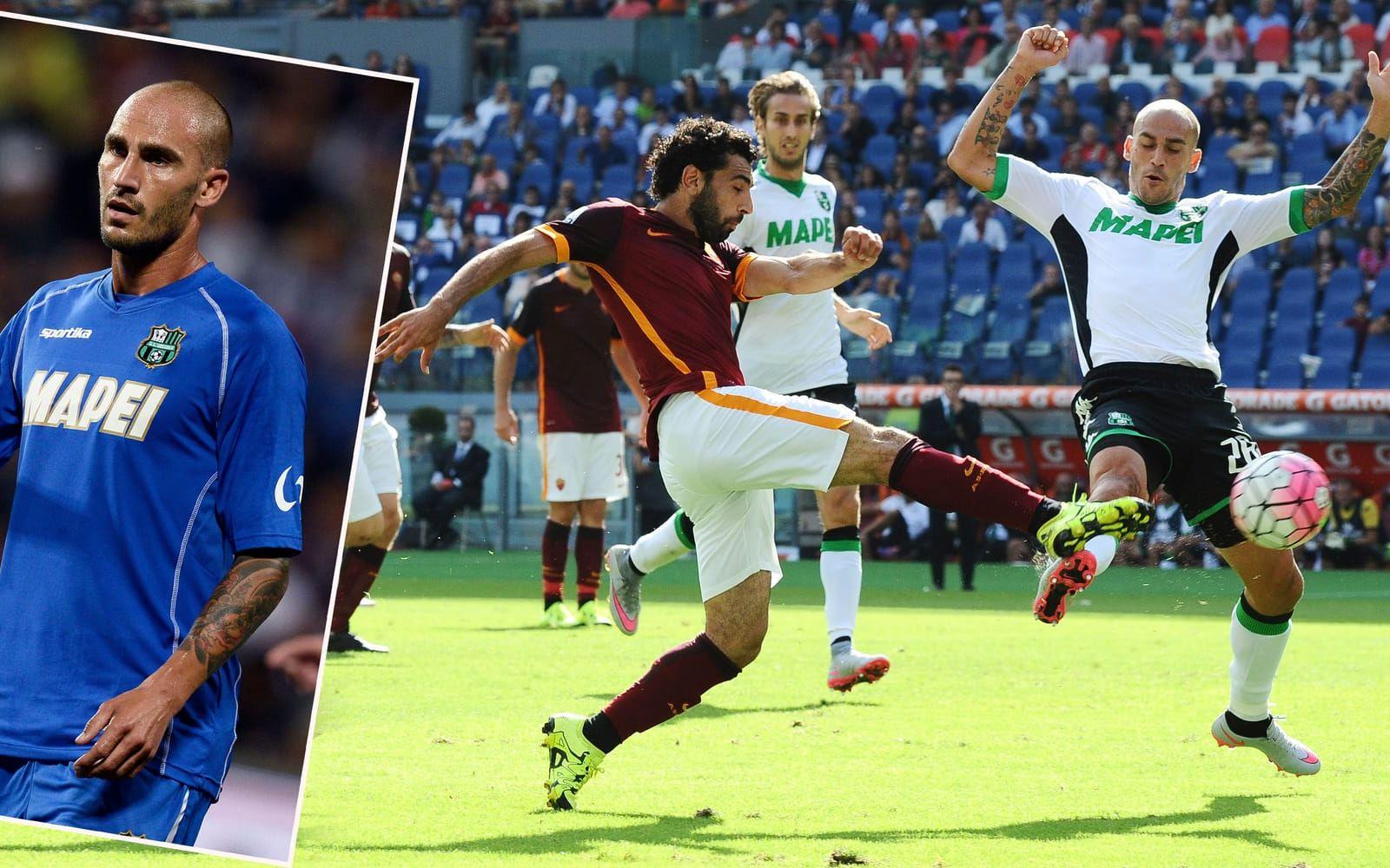 Lillebror Cannavaro spelar fortfarande, nu i Serie A-laget Sassuolo, och har gjort flera fina säsonger i den italienska högstaligan. Men har man en storebror som har vunnit Ballon d'Or, ja då är man tvåa i familjen. Foto: Bildbyrån