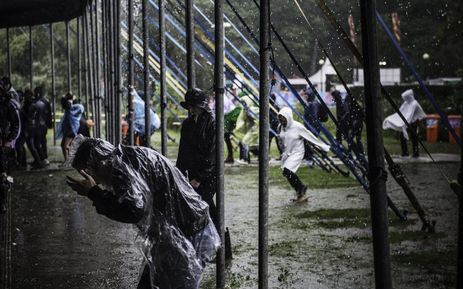 Inför årets festival ser prognosen inte lovande ut, det kommer troligtsvis regna igen. Bild: Olof Ohlsson