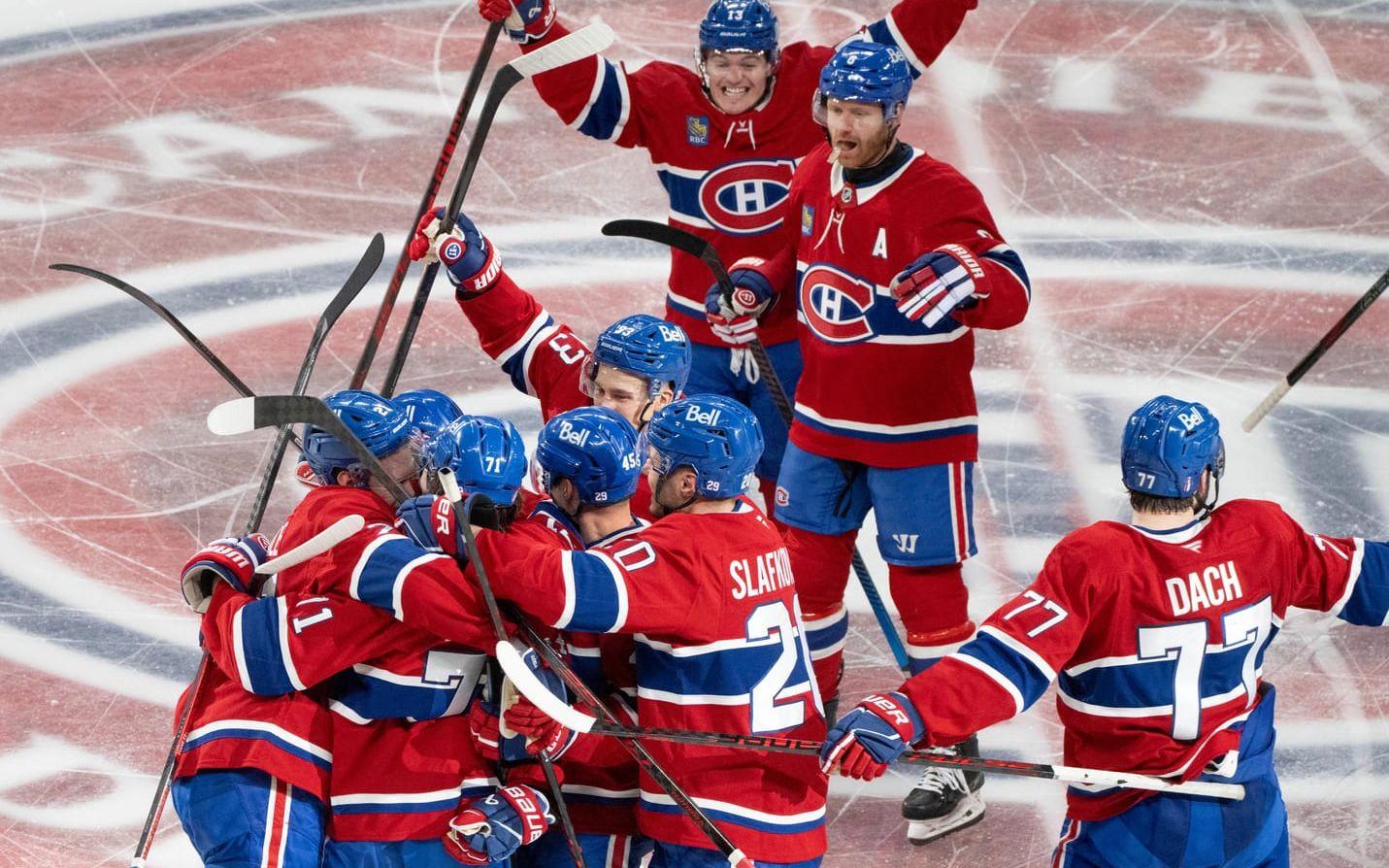 Glädje när Montreal satte det avgörande målet.