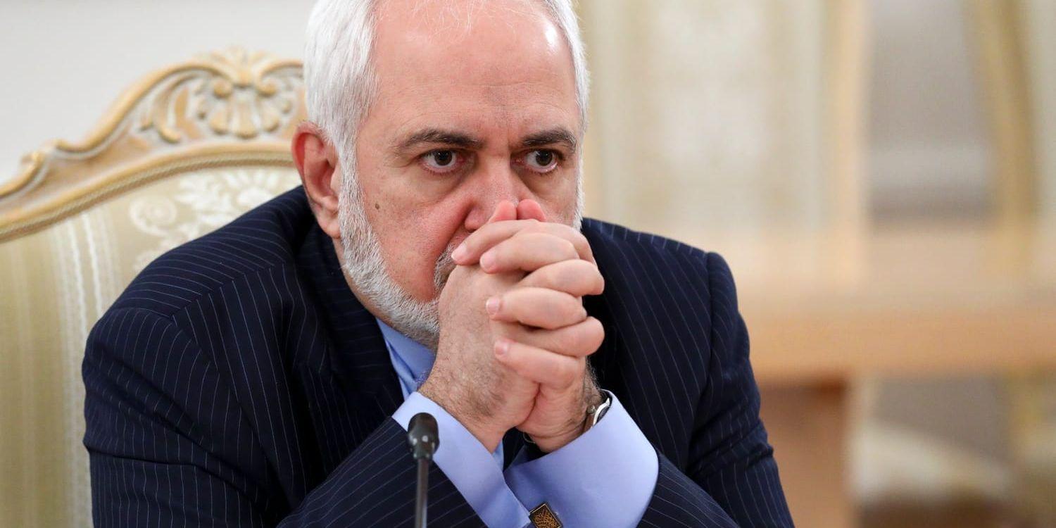 Irans utrikesminister Javad Zarif i Moskva förra veckan.