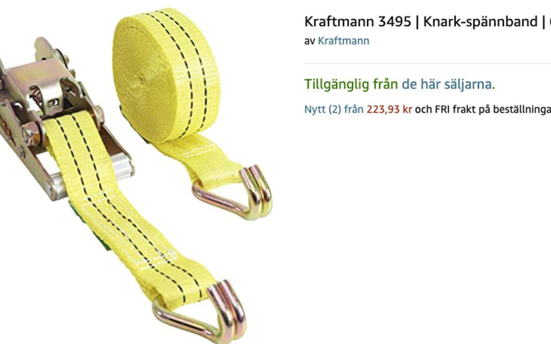 De svenska kunderna kan även slå till på ett ”knark-spännband”.