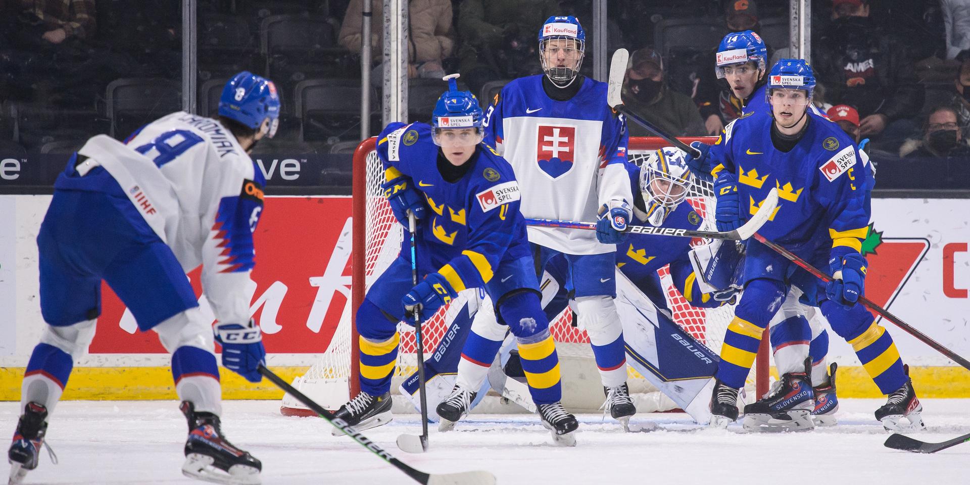 Sveriges match mot Slovakien tidigare i turneringen.