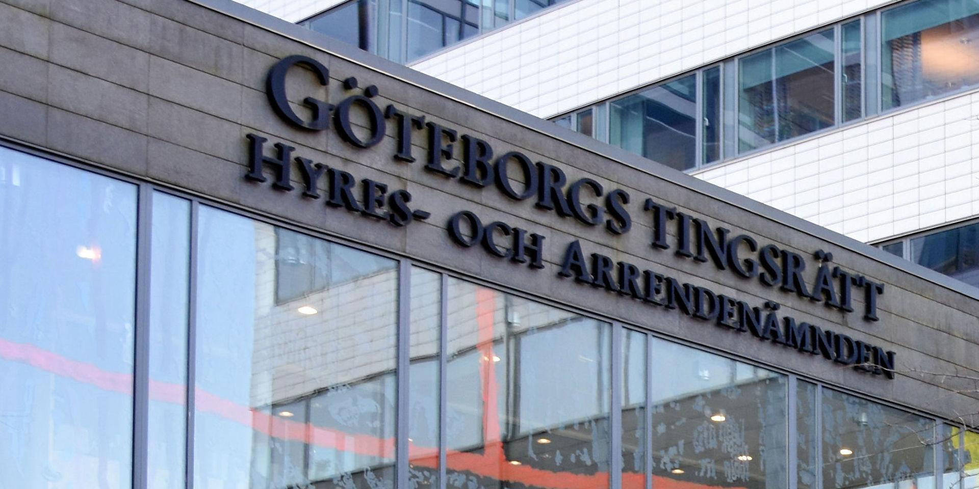 Hovrätten håller förhandlingen kring gårdsmordet i Torup i en säkerhetssal på Göteborgs tingsrätt.