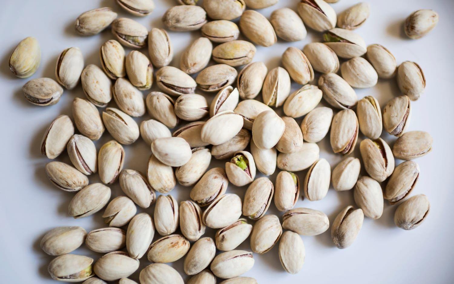 Pistagenötter återkallas. Arkivbild. 