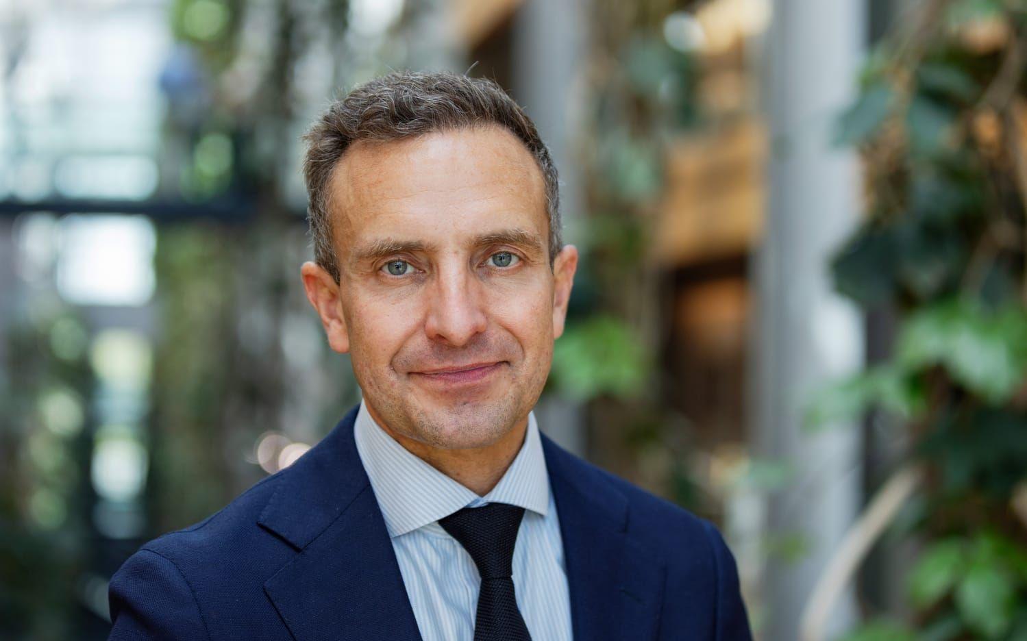 Moderaternas Tomas Tobé i Europaparlamentet i Strasbourg. Arkivbild.