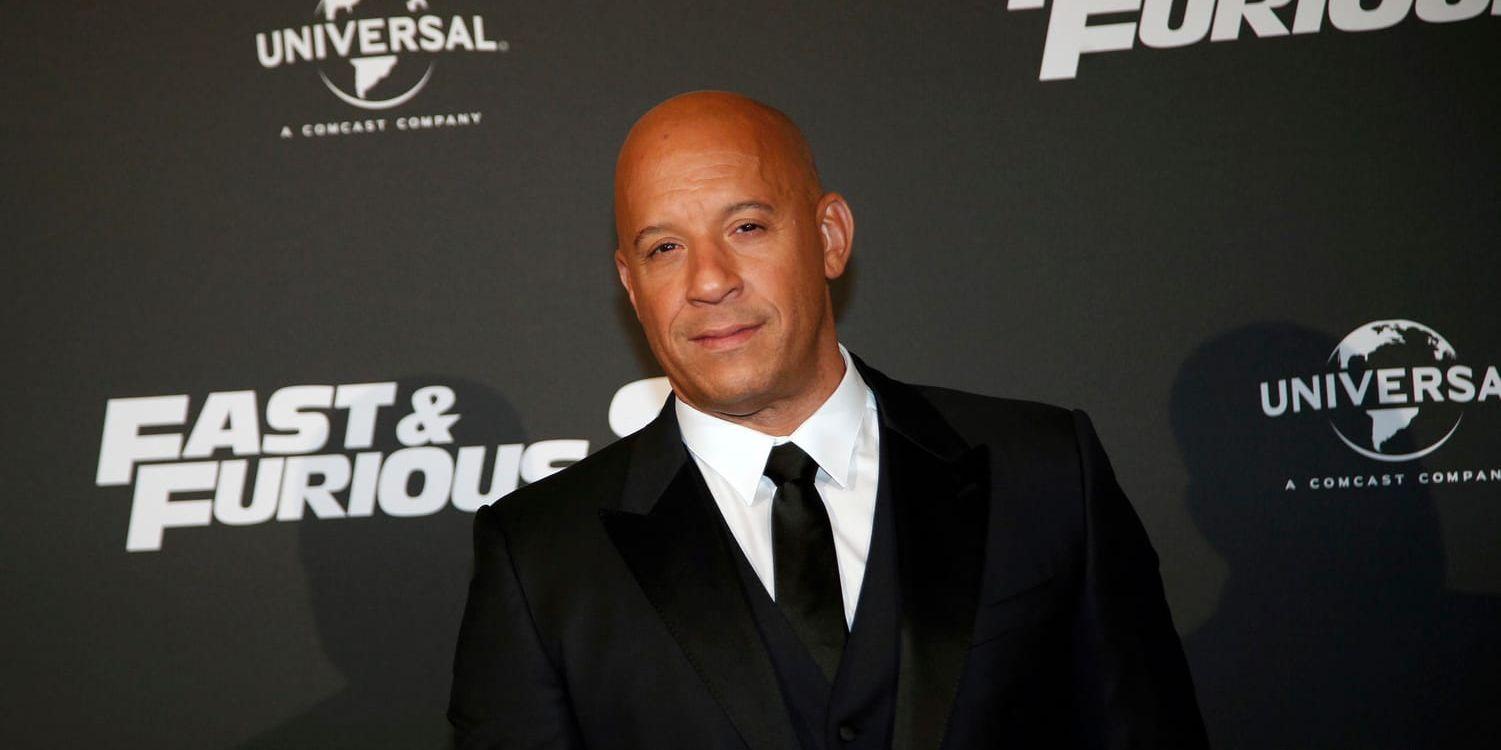 Skådespelaren Vin Diesel är bland annat känd som Dominic Toretto i "Fast & furious"-filmserien. Arkivbild.