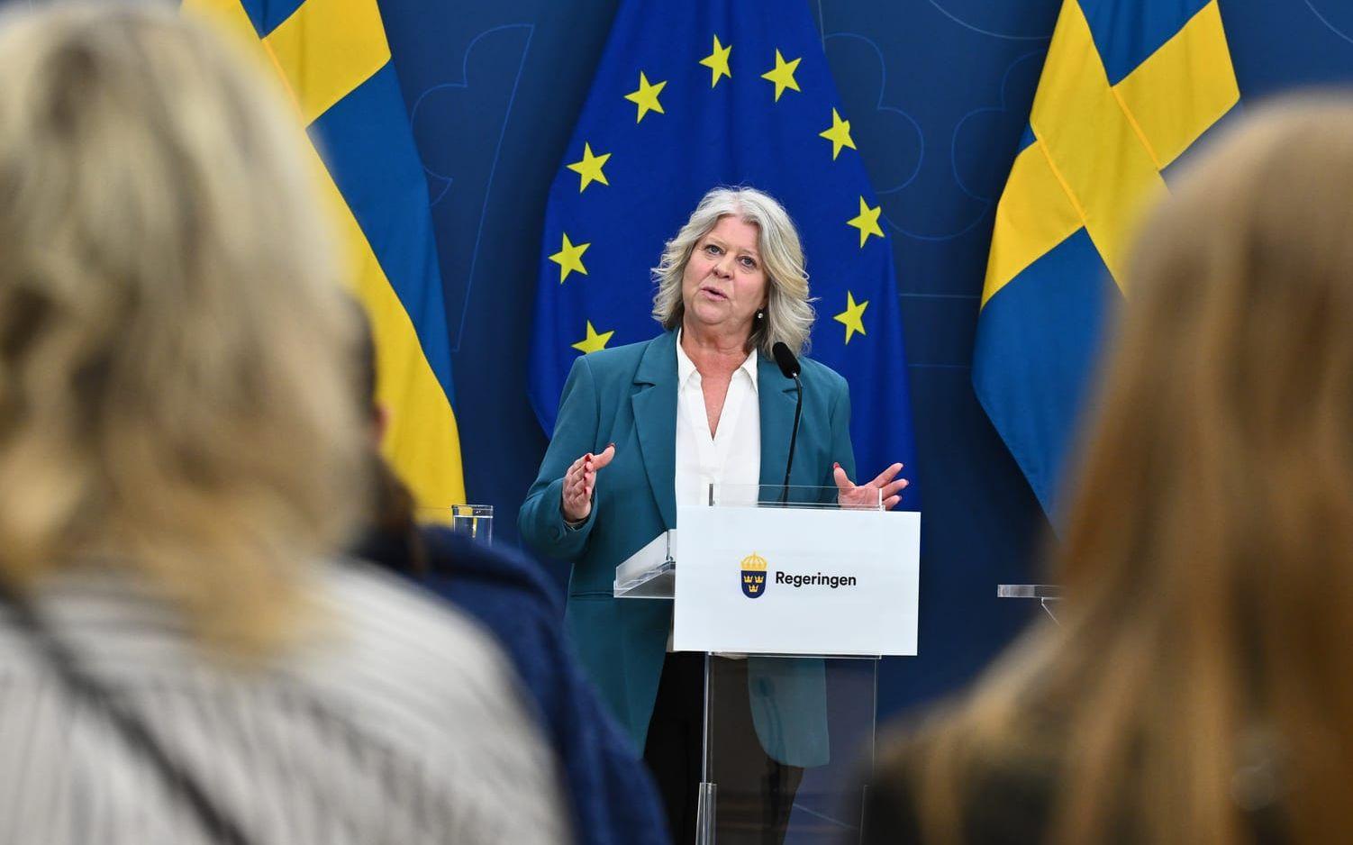 Socialtjänstminister Camilla Waltersson Grönvall (M).