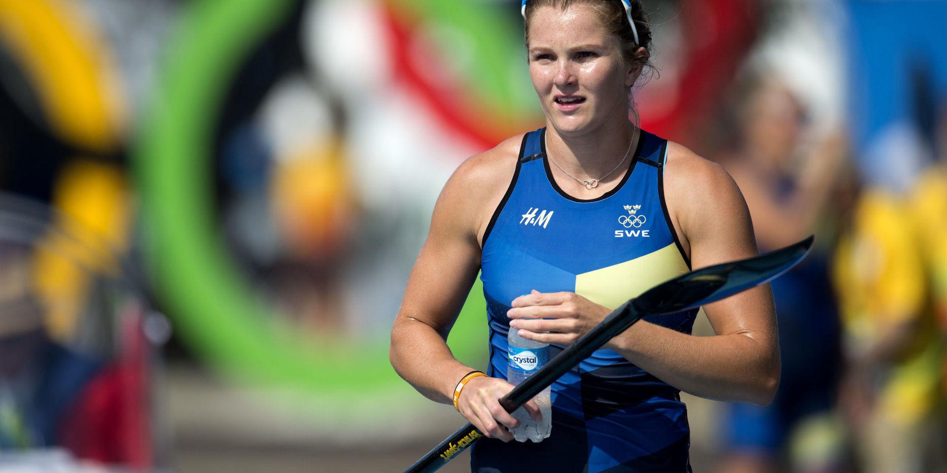Linnea Stensils räckte inte till i semifinalen på K1 200 meter under kanot-VM i Ungern. Arkivbild.