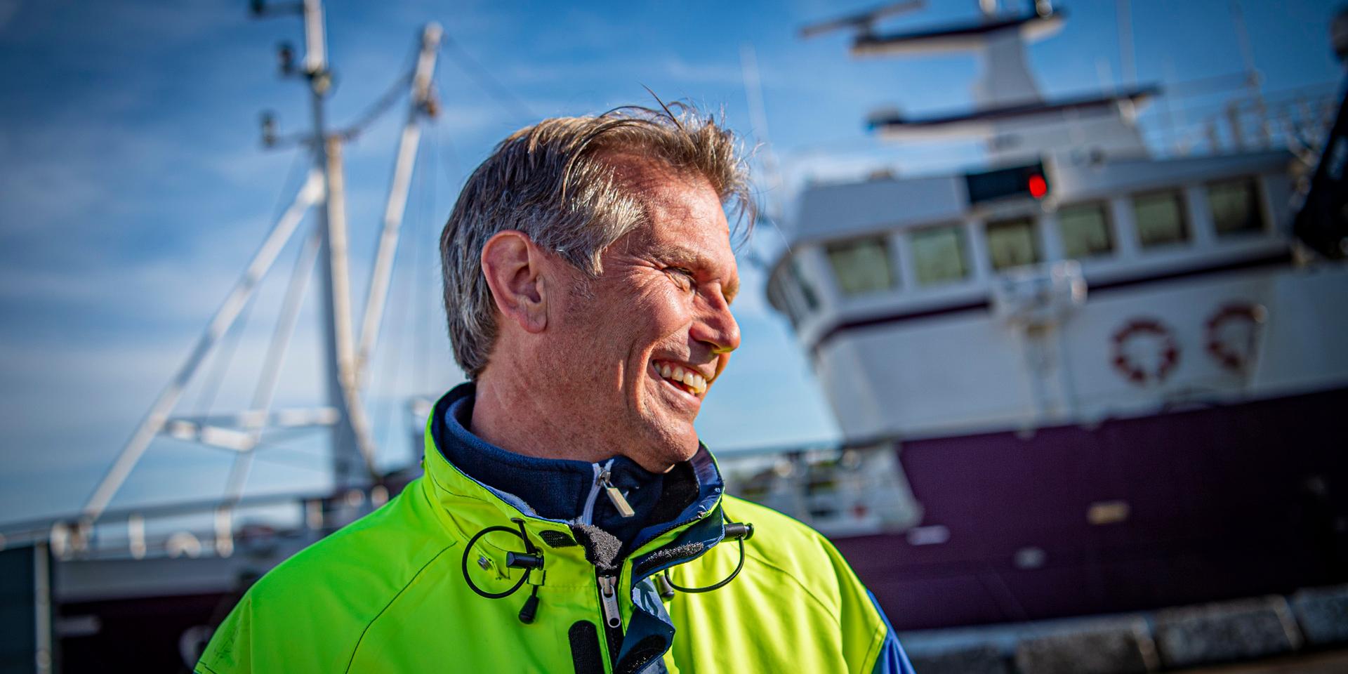 Roger Thilander, vd för Göteborgs Fiskeauktion i fiskhamnen.