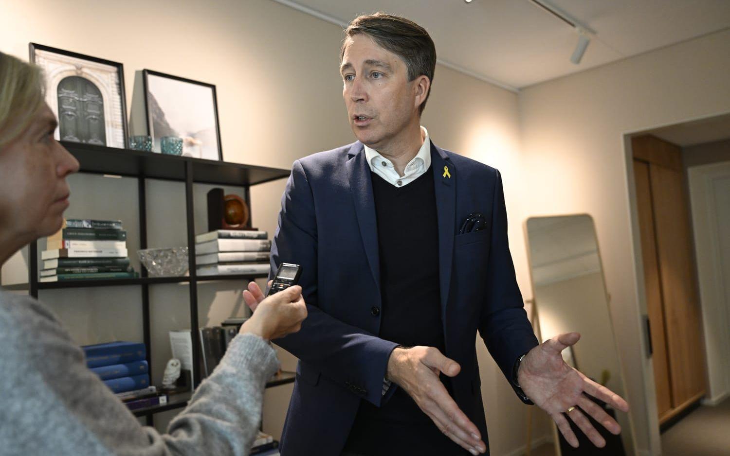 Justitieutskottets ordförande och SD:s rättspolitiske talesperson Richard Jomshof (SD). Arkivbild.