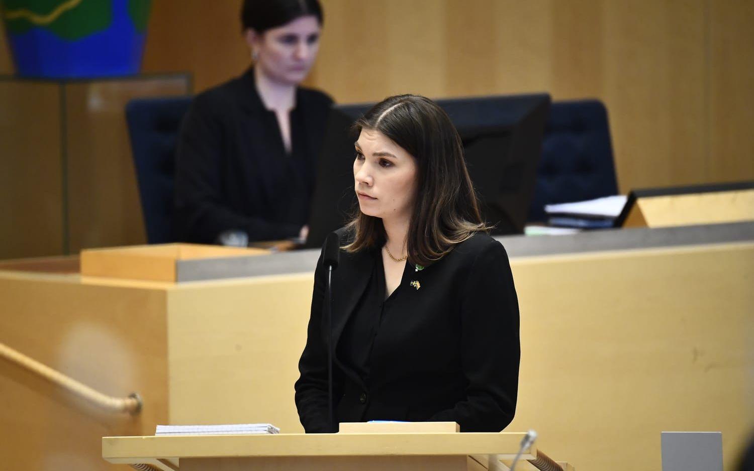 Miljöpartiets Annika Hirvonen.