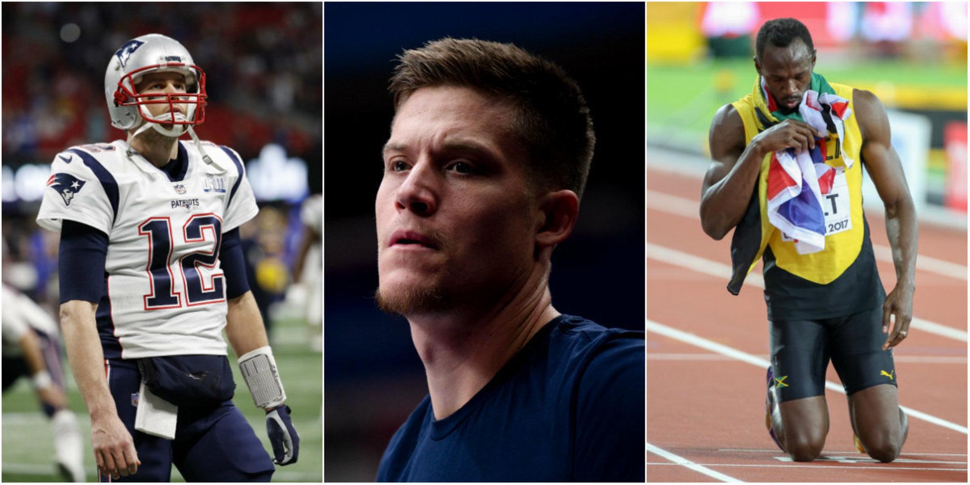 Tom Brady, Jonas Jerebko och Usain Bolt har alla visat sin vördnad på Twitter.