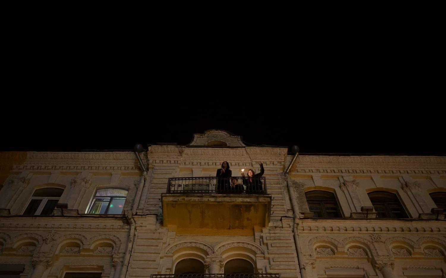 Bara en halvtimme efter att Kievborna firat in det nya året utsattes staden för nya ryska angrepp.