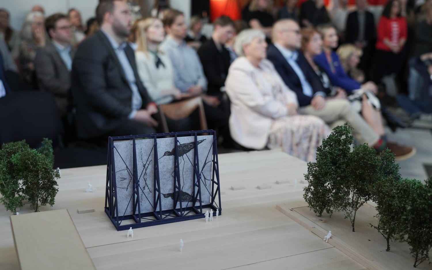 Konstnären Matias Faldbakkens vinnande bidrag.