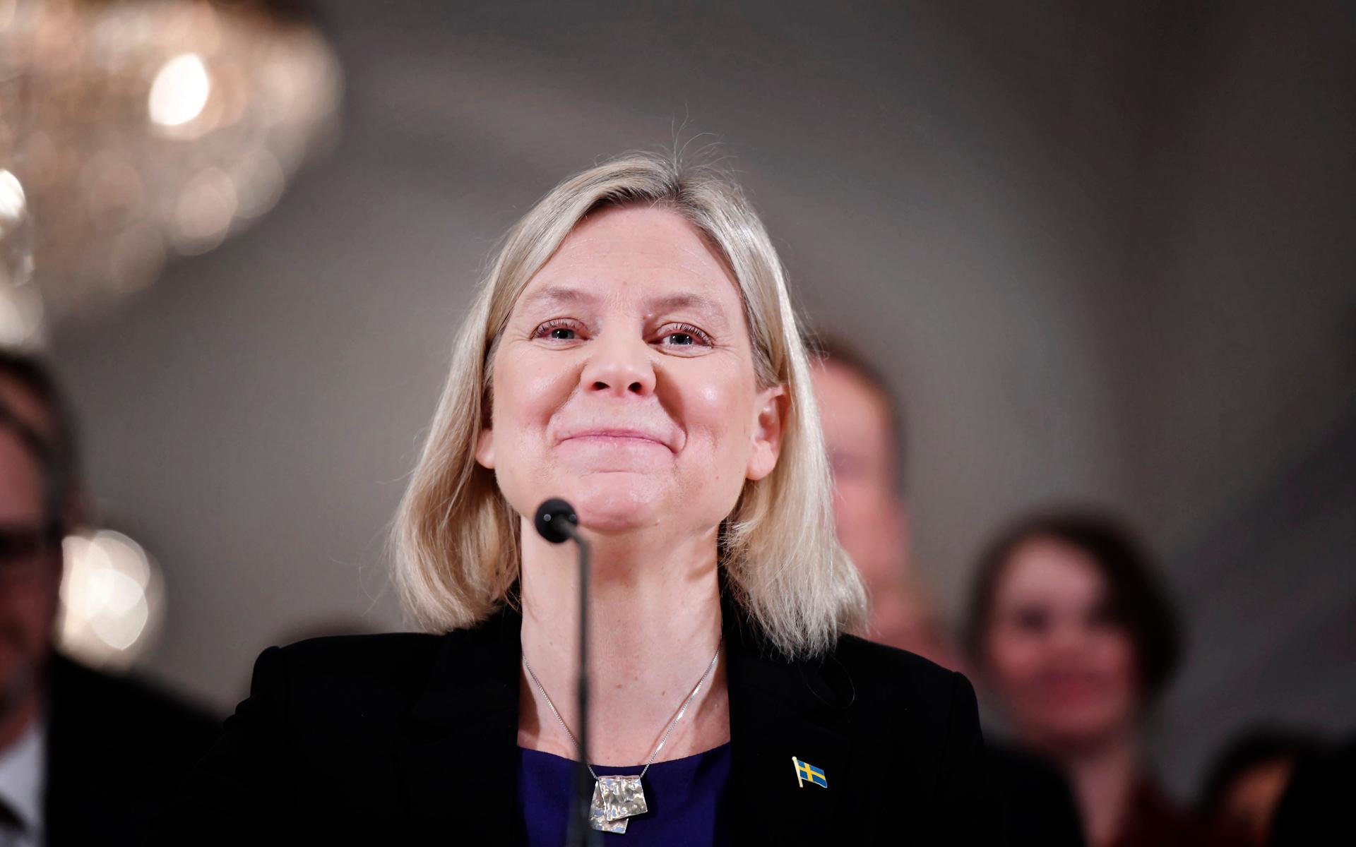 Magdalena Andersson blev statsminister på måndagen, och presenterade under tisdagen sin första regeringsförklaring som partiledare. 