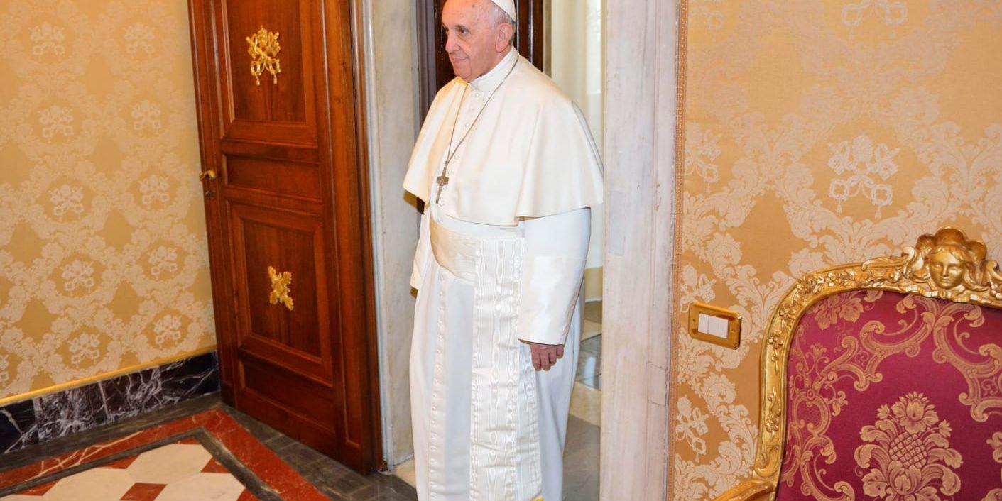 Påve Franciskus reser till Förenade arabemiraten i helgen. Arkivbild.