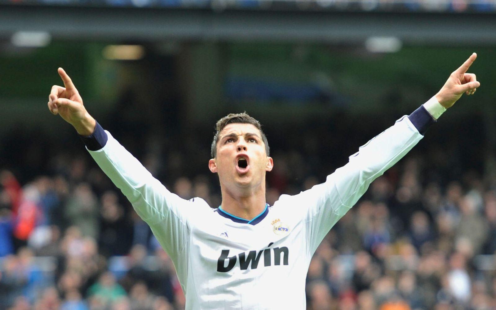2013. Vinnare: Cristiano Ronaldo, Portugal och Real Madrid. Portugisen vann före Lionel Messi och Bayern Münchens fransman Franck Ribéry. Foto: Bildbyrån