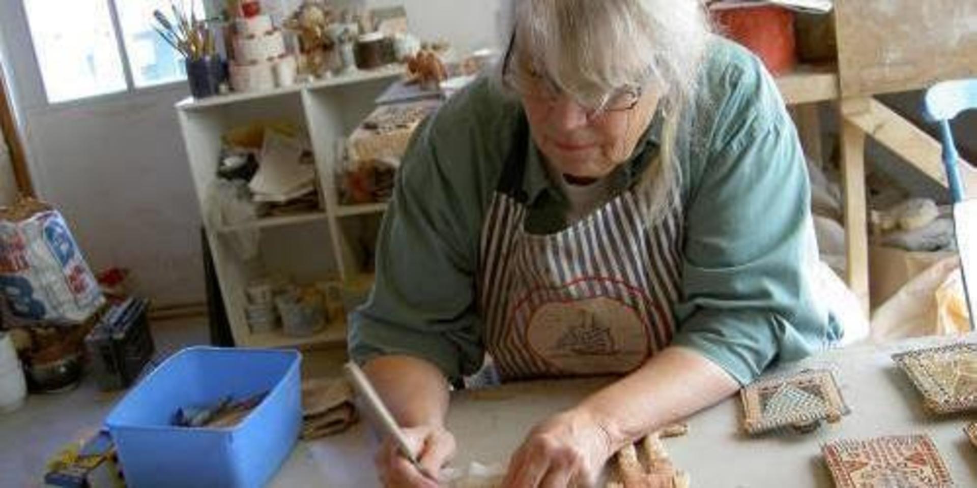 Annika Kihlman-Jensen var aktiv, in i det sista. Keramikern var 1980 med och grundade konstverkskooperativet Lerverk på Postgatan vid Kronhusbodarna.