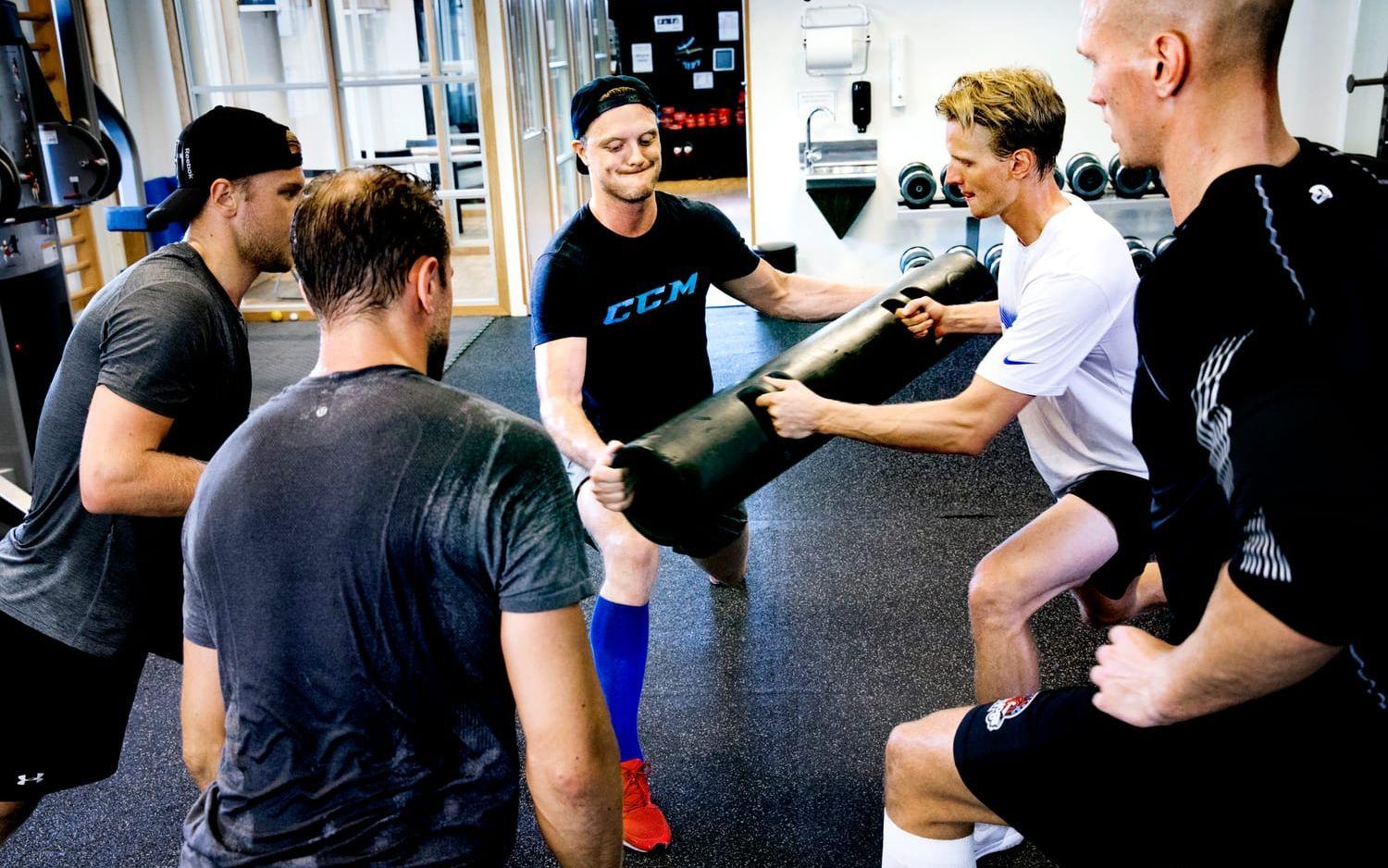 "Det är riktigt nice att kunna träna ihop" Bild: Per Wahlberg.