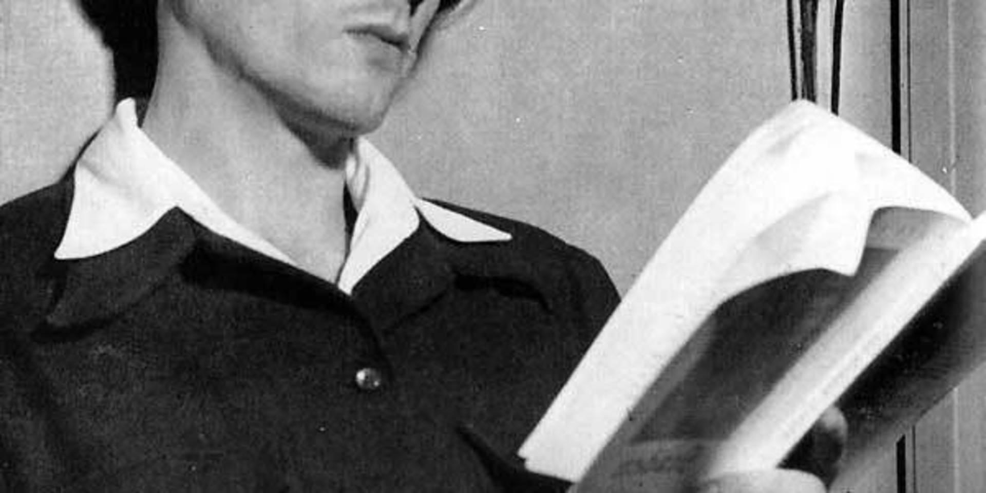 Göteborgsförfattaren Bengt Anderberg som ung 1955. 
