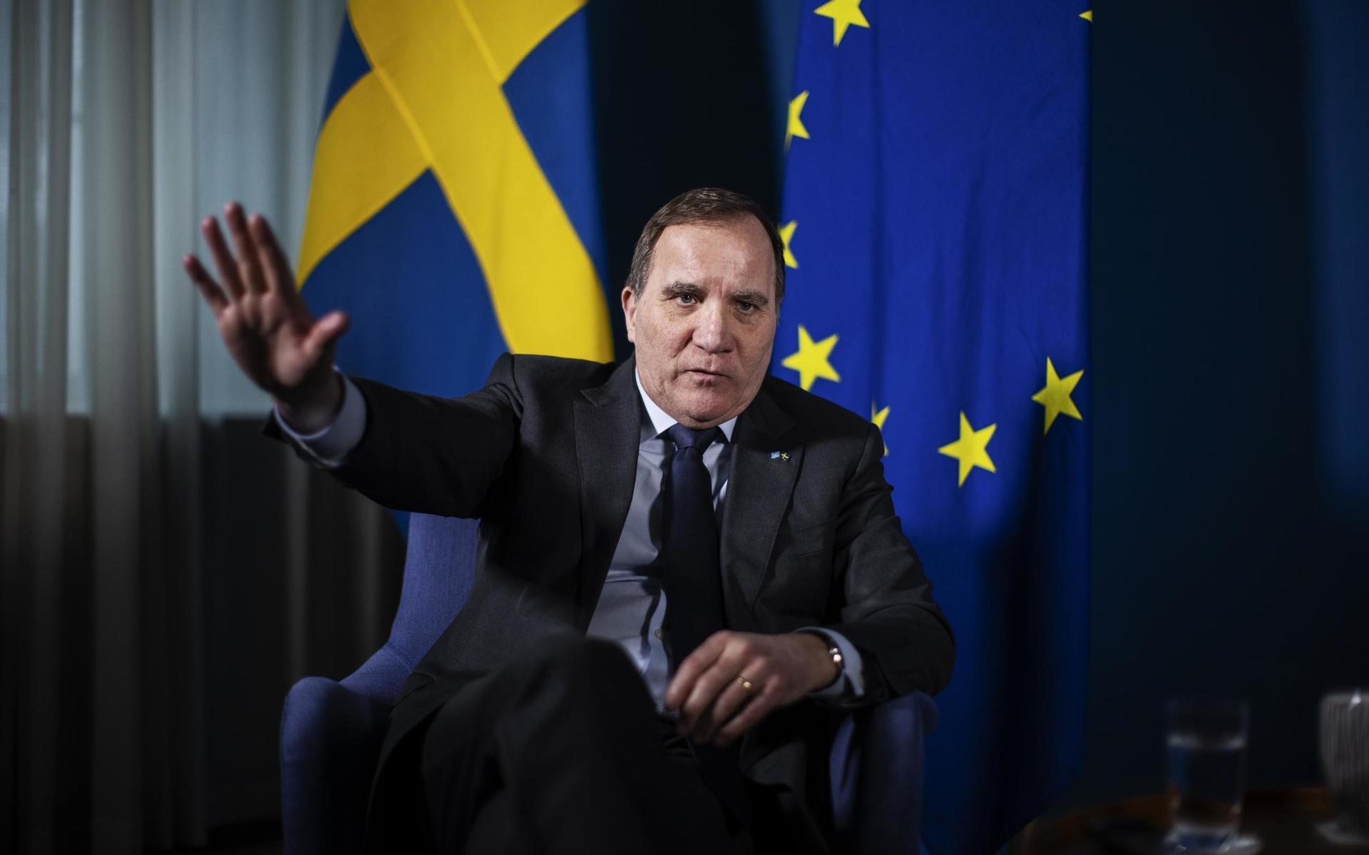 Statsminister Stefan Löfven (S) har hittills sagt nej till V:s krav. 