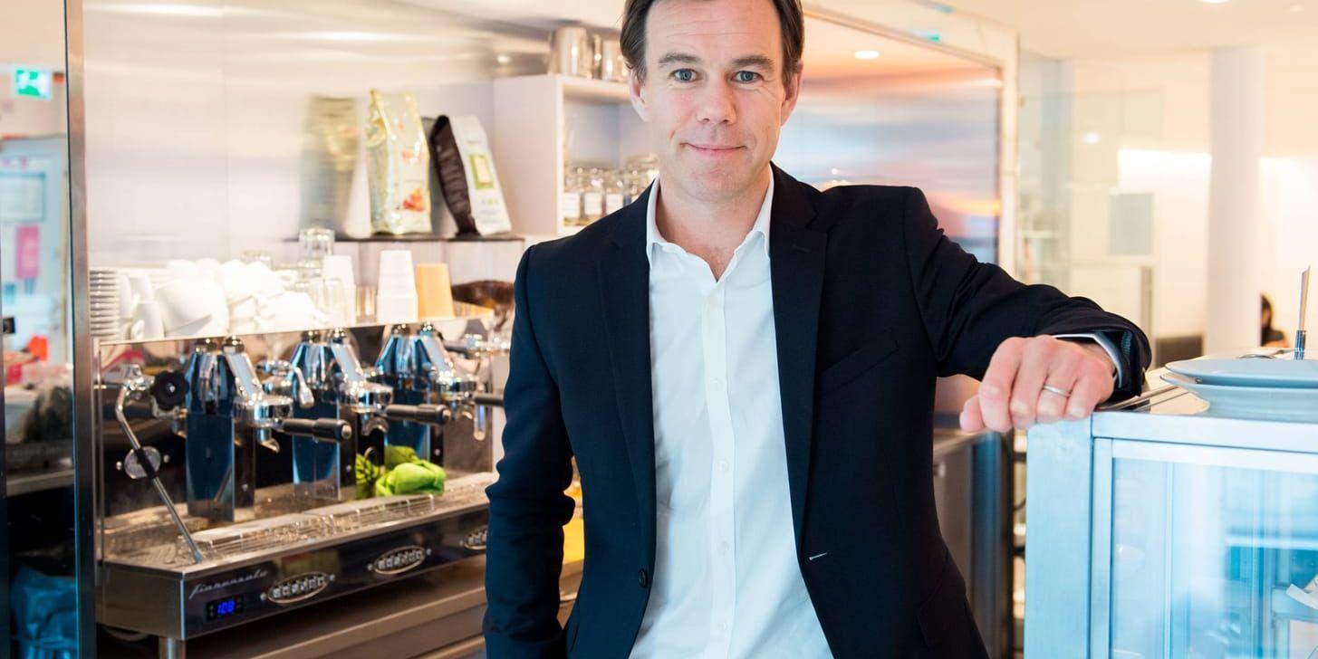 H&M:s vd och koncernchef Karl-Johan Persson på huvudkontoret i Stockholm.