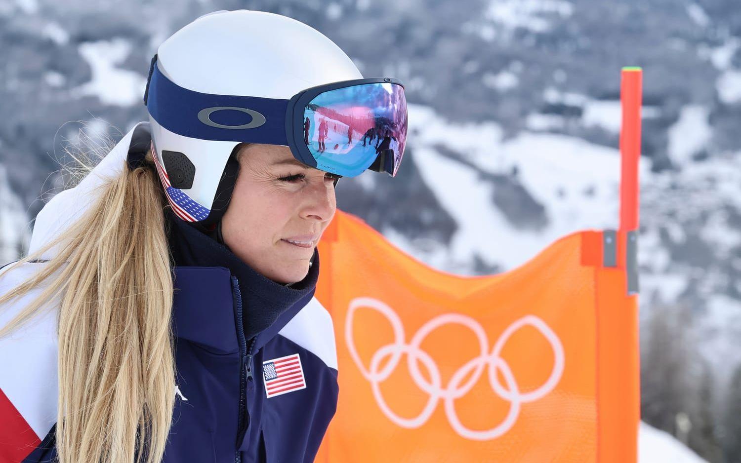 Lindsey Vonn är öppen för en återkomst till alpin skidåkning. Arkivbild.