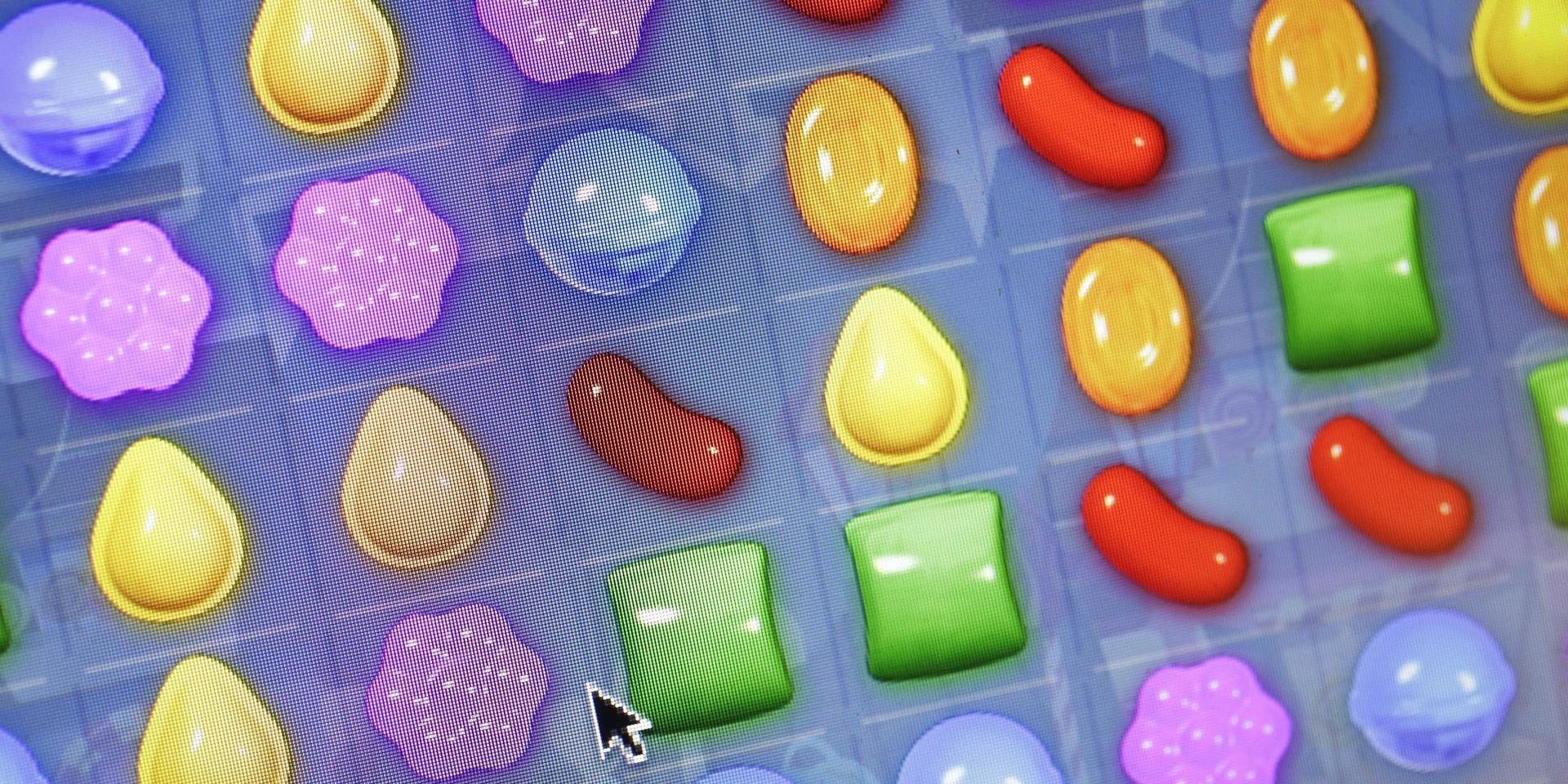 Mobilspelet Candy Crush, utvecklat av svenska King som ingår i skandalomsusade Activision Blizzard, fortsätter att locka användare. Arkivbild.