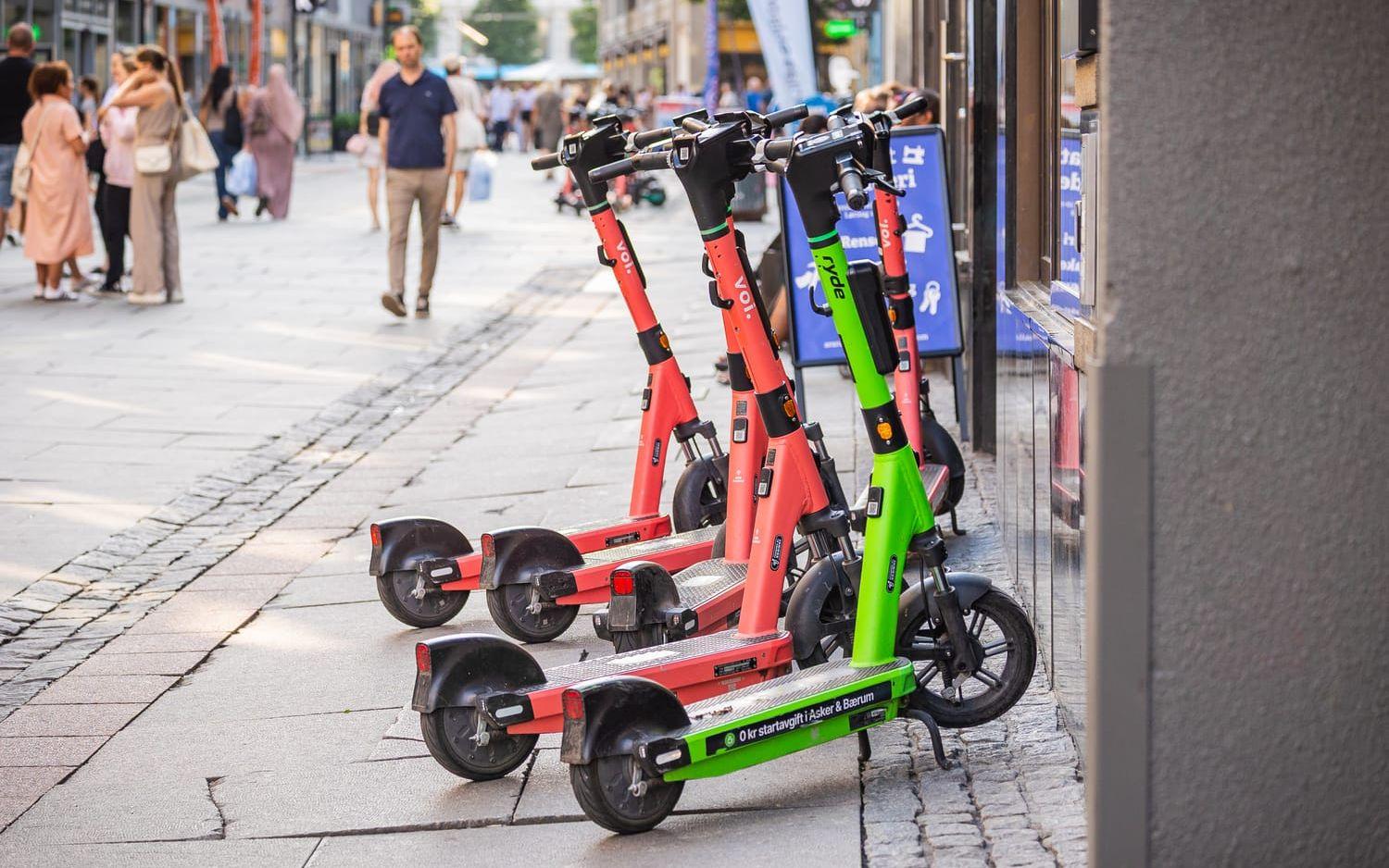 Voi-cyklar i Oslo. Arkivbild