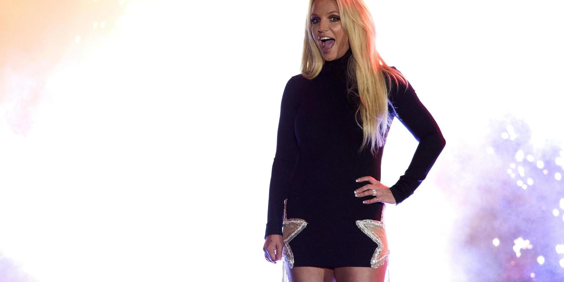Britney Spears i Las Vegas 2018. Arkivbild.