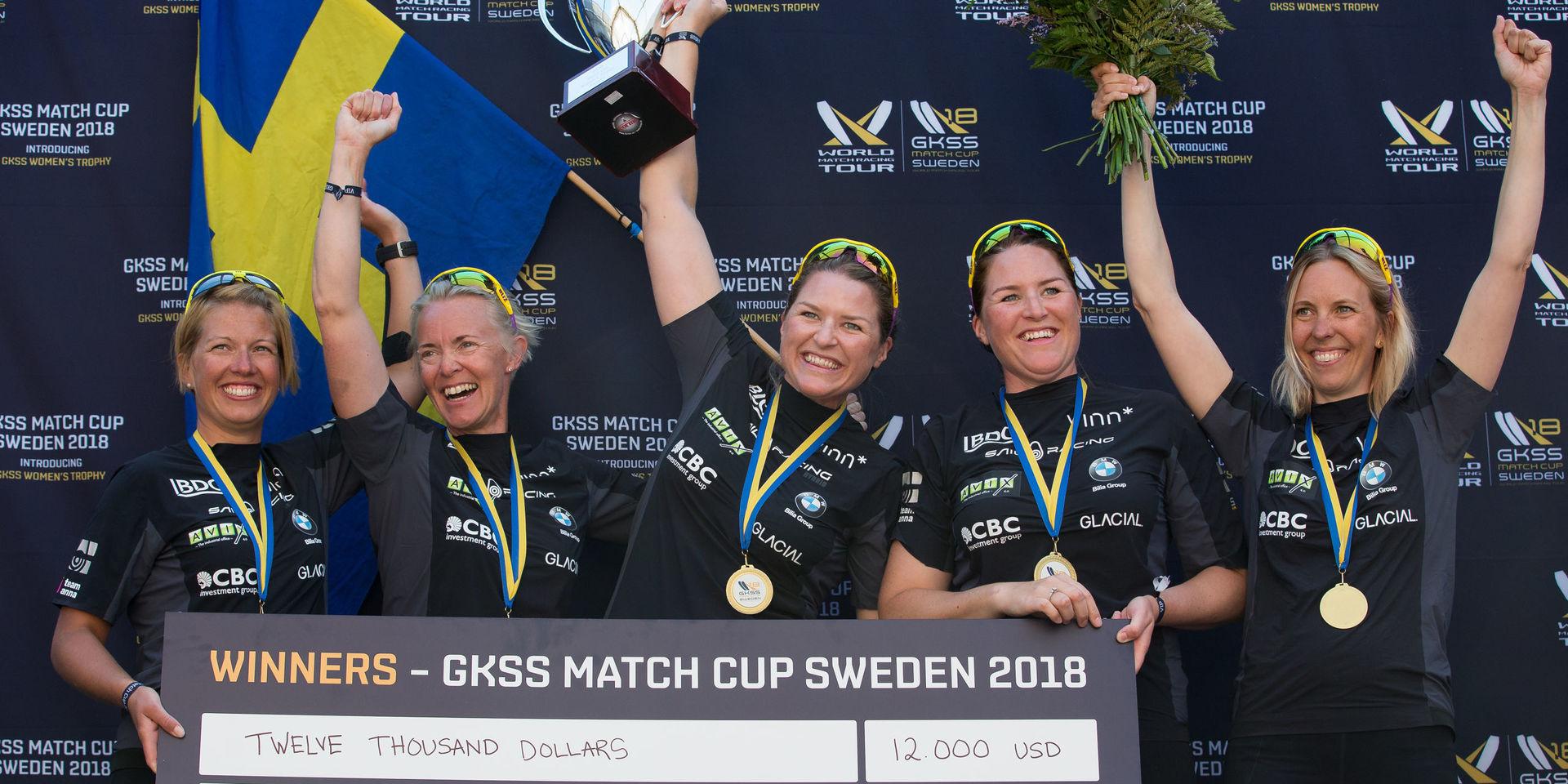 Team Anna med skipper Anna Östling segrade i fjolårets Match Cup Sweden. 