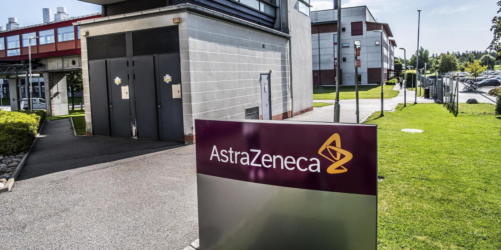 Läkemedelsföretaget Astra Zeneca.