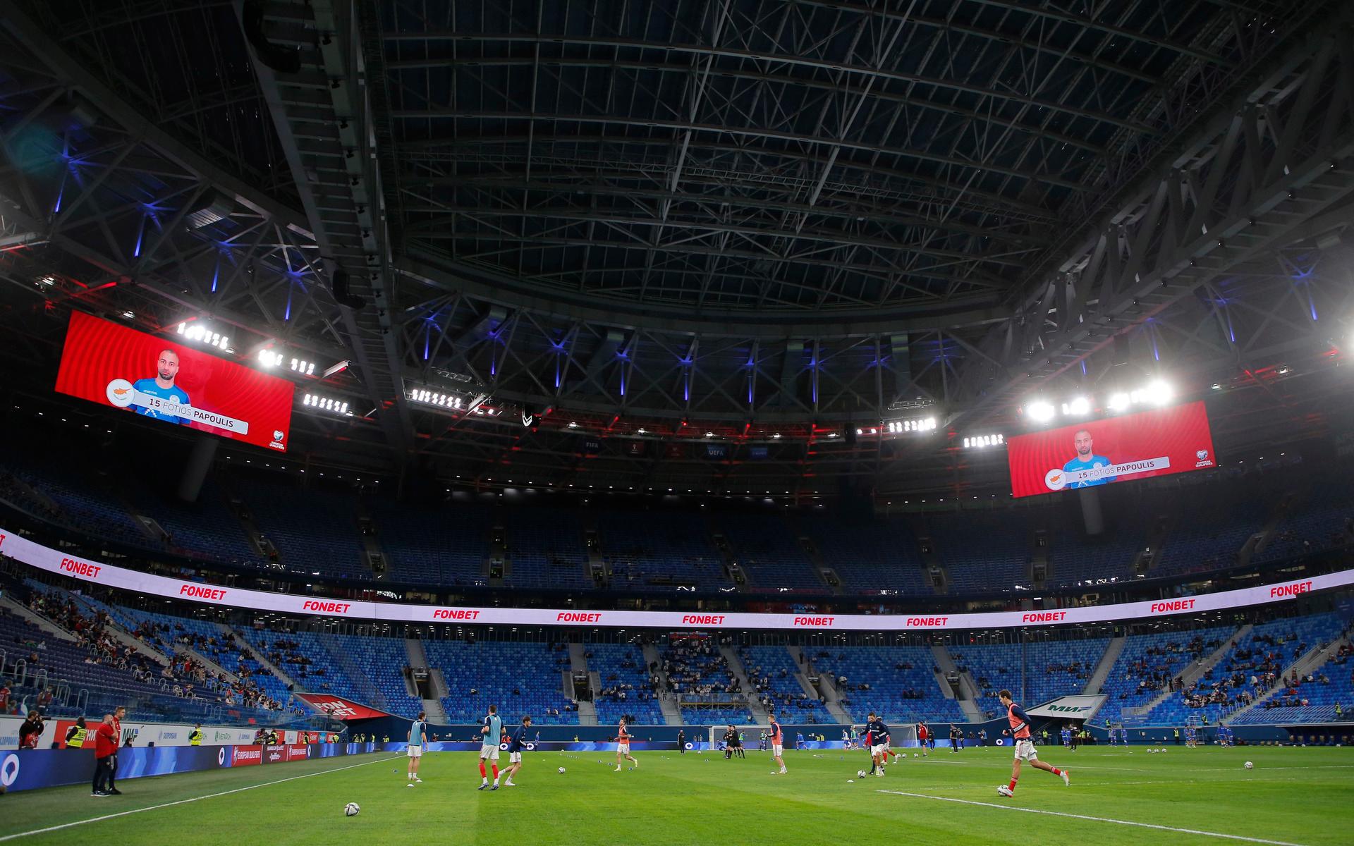 Champions League-finalen är planerad att spelas på Gazprom arena i St Petersburg 28 maj. 