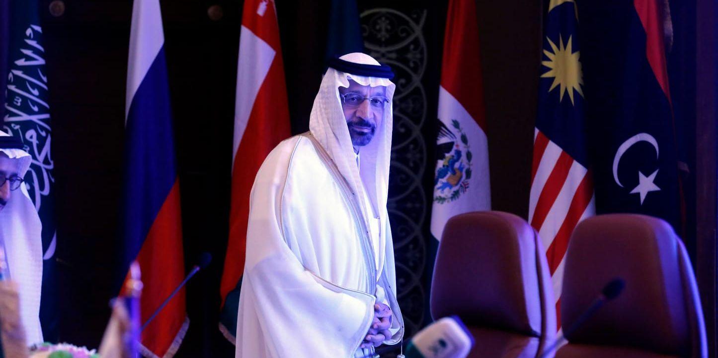 Saudiarabiens energiminister uppger att Opec är nära att förlänga produktionsbegränsningar. Arkivbild.