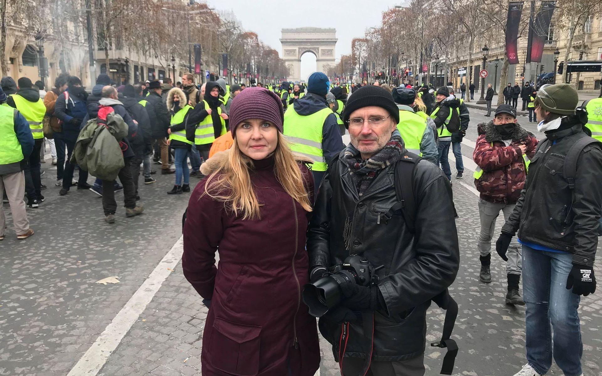 GP:s utsända Hanna Rydén och fotograf Carl von Scheele befinner sig i Paris.