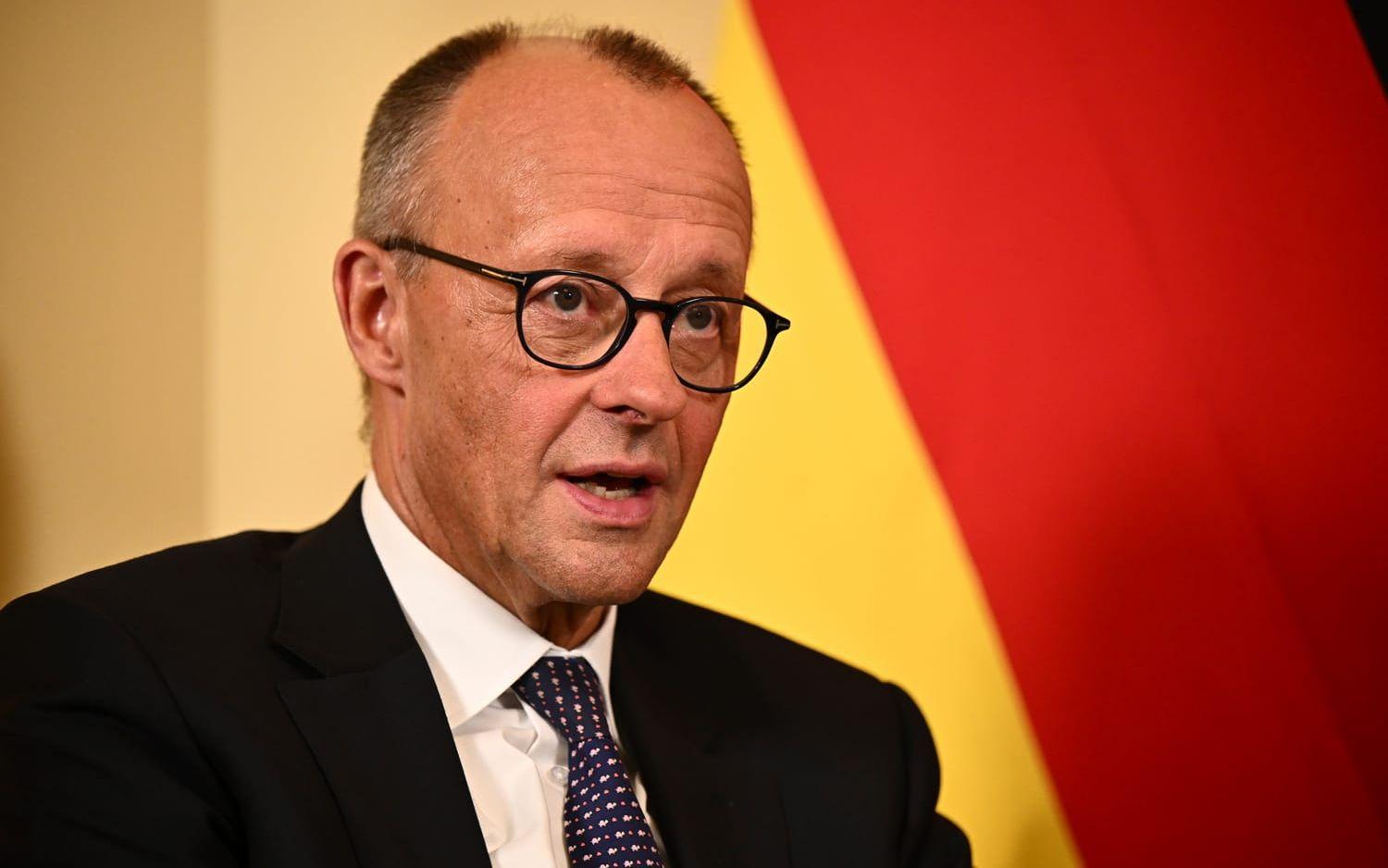 Tysklands förbundskansler Friedrich Merz driver en hårdare linje i migrationsfrågor. Arkivbild