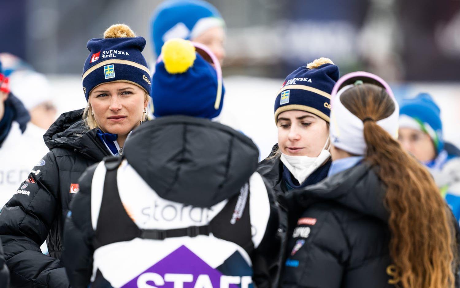 Frida Karlsson och Ebba Andersson kör båda stafetten för Sverige. 