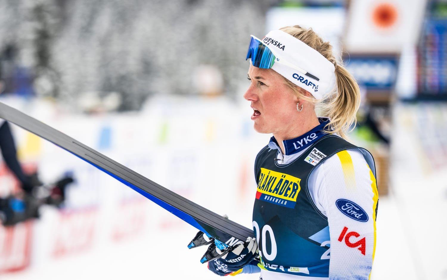 Maja Dahlqvist avslutar för Sverige. 