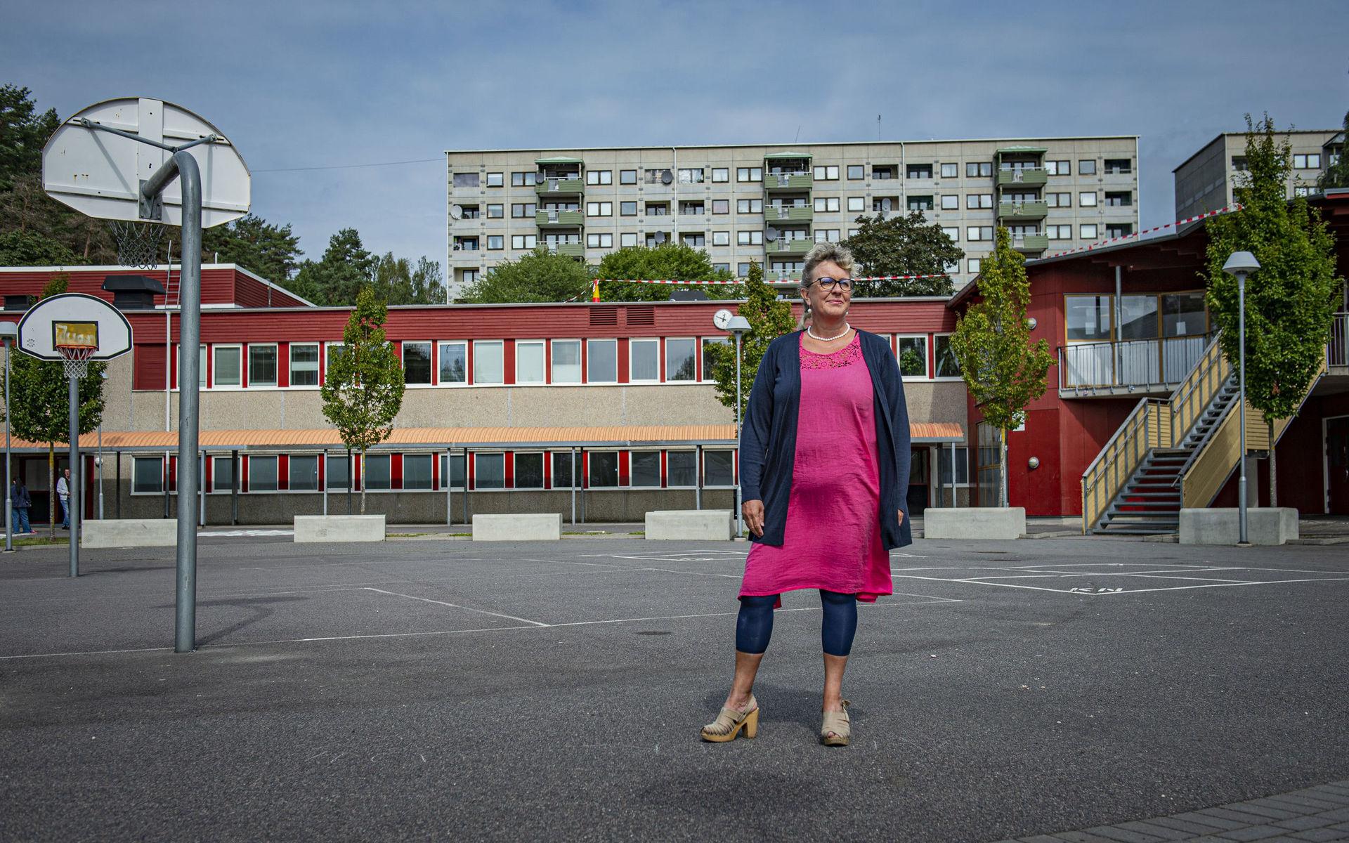 Else-Marie Hallqvist är rektor på Nytorpsskolan i Hammarkullen.