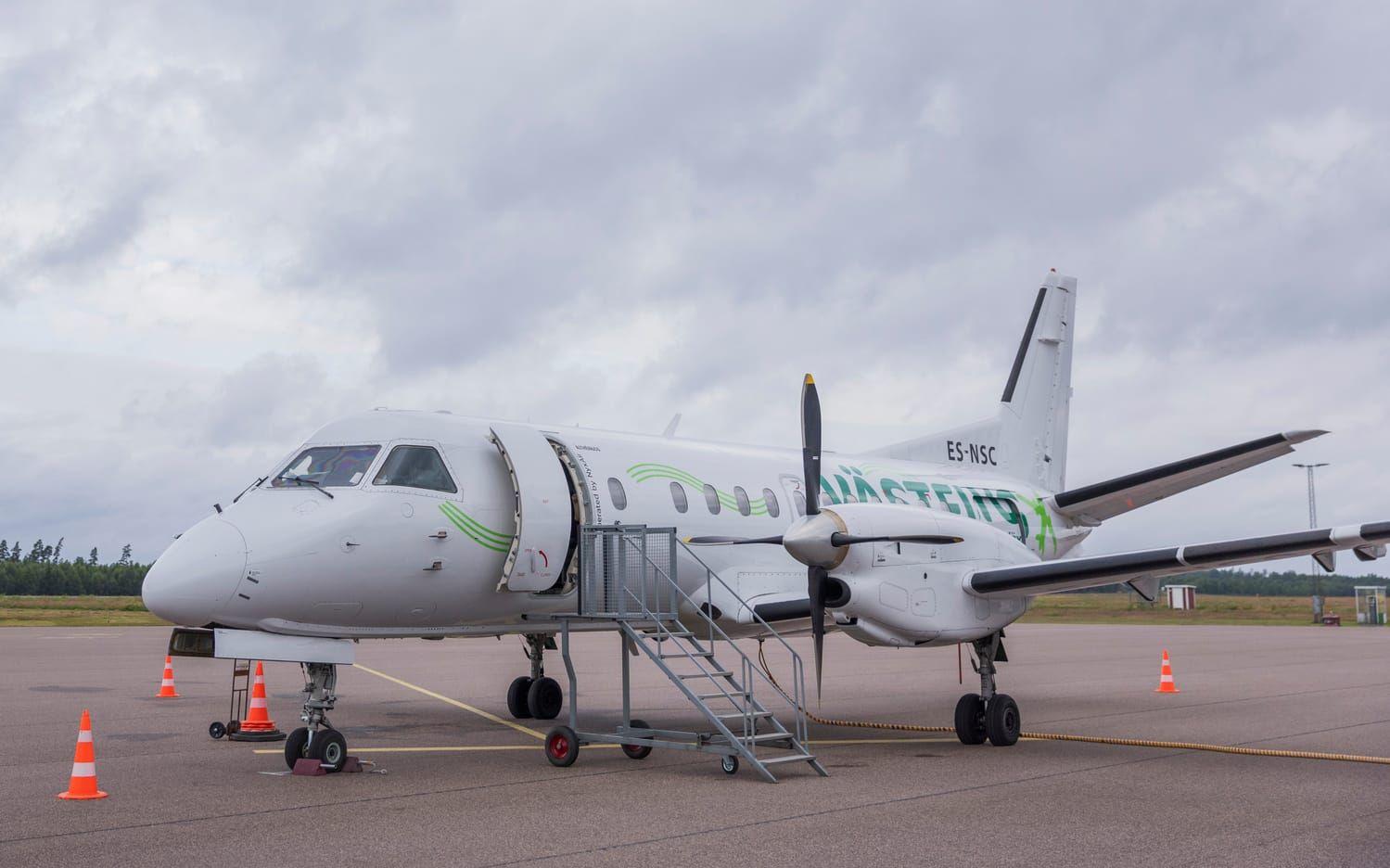 Västflyg trafikerar bland annat rutten Växjö-Stockholm. Arkivbild. 