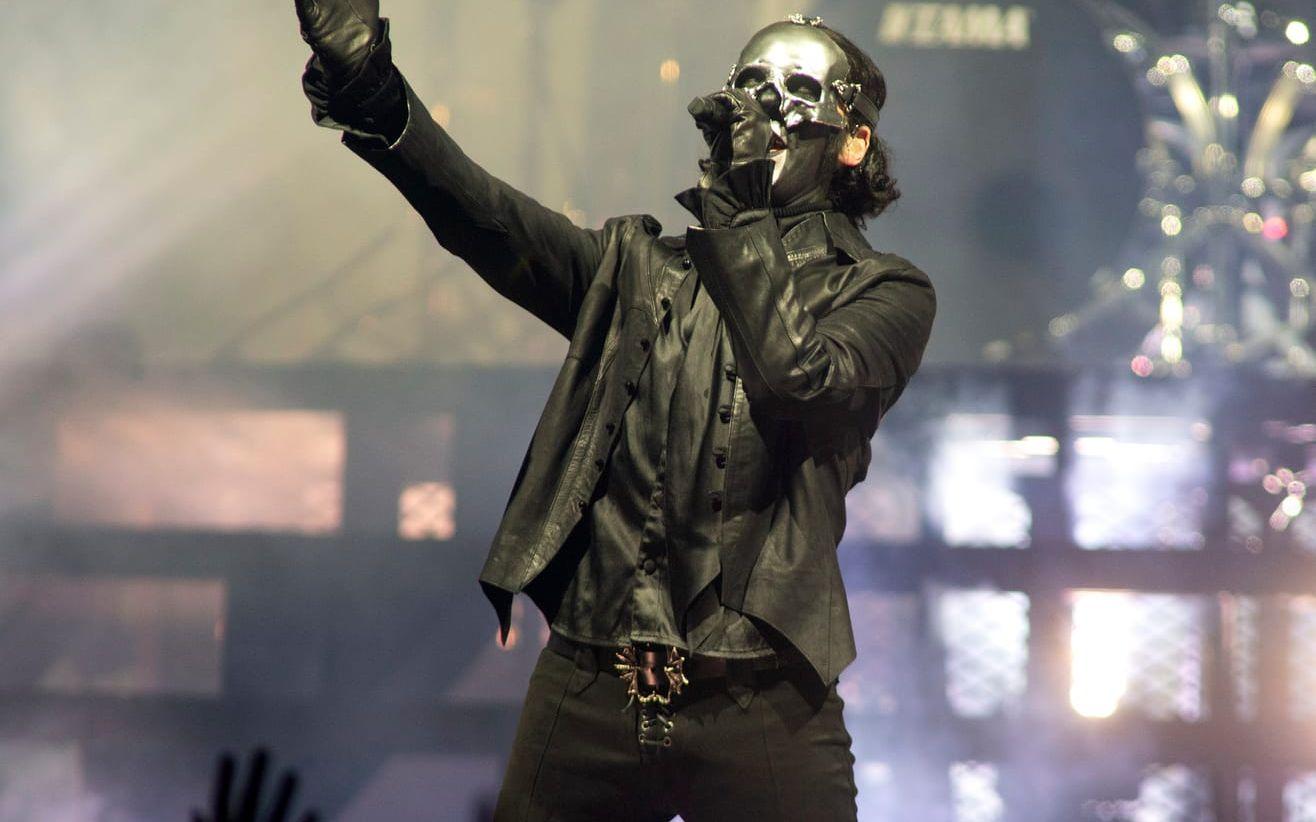 Tobias Forge som Papa V Perpetua i Ghost, en av de största svenska musiksuccéerna internationellt på Spotify under 2025.  