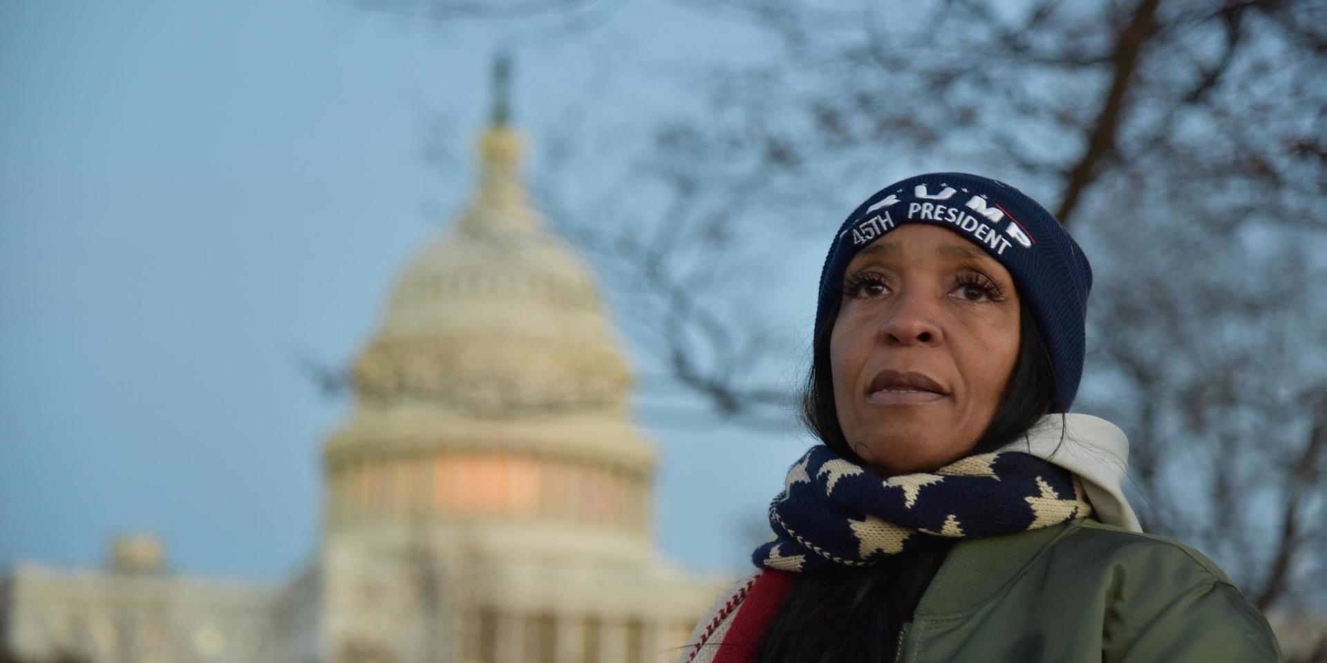 Trumpanhängaren Karen Kennedy hade tagit sig till Washington DC från delstaten Colorado för att protestera.