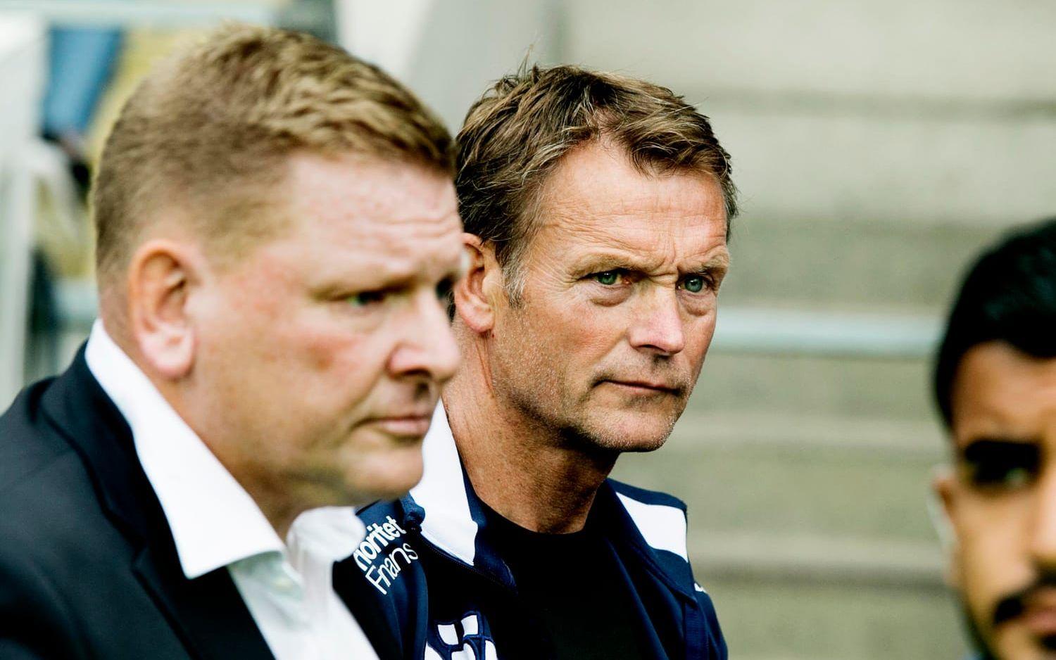 Nilsson agerar assisterande tränare bredvid Alf Westerlund som tog över efter Jörgen Lennartsson. Bild:Per Wahlberg/GP
