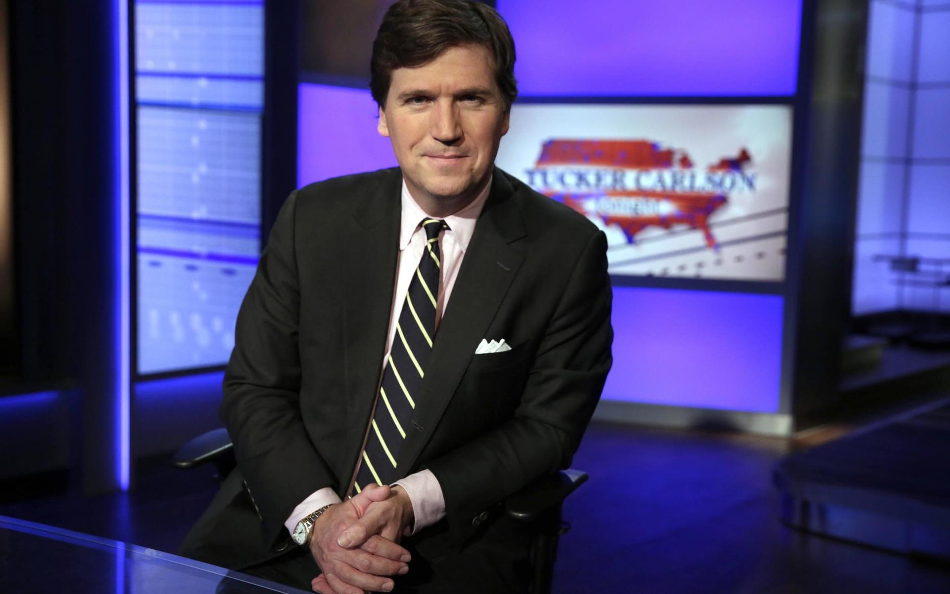 Fox:s Tucker Carlson är en av tv-personligheterna på kanalen som anklagat Dominions räkningsmaskiner för att vara manipulerade. 