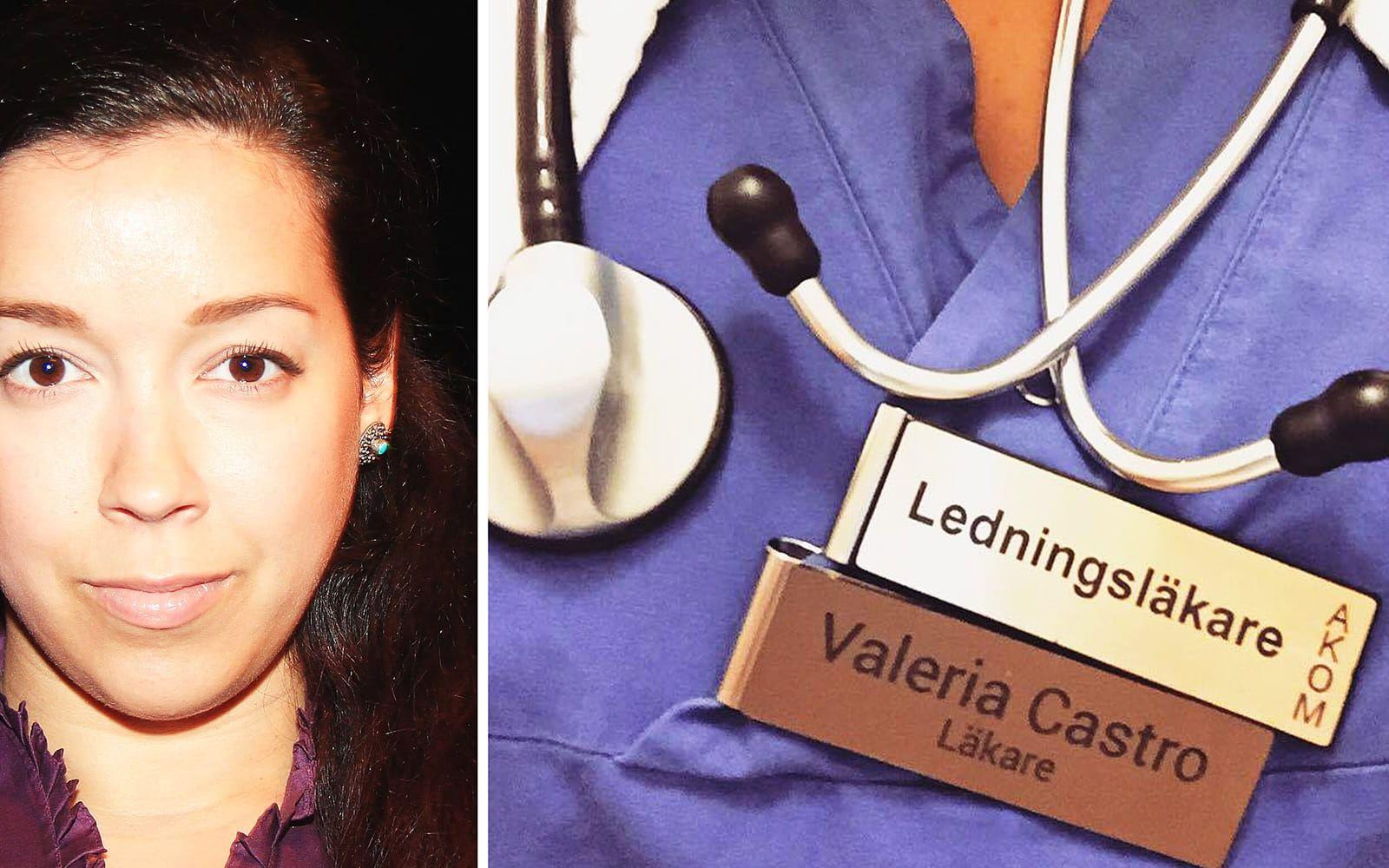 Läkaren Valeria Castro har skrivit om sin frustration på Facebook. FOTO: Privat