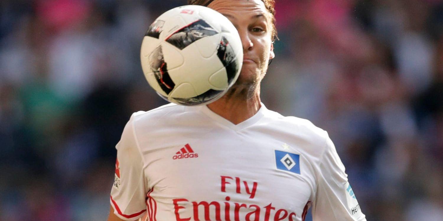 Albin Ekdal spelade 80 minuter för Hamburg i comebacken efter skada. Arkivbild.