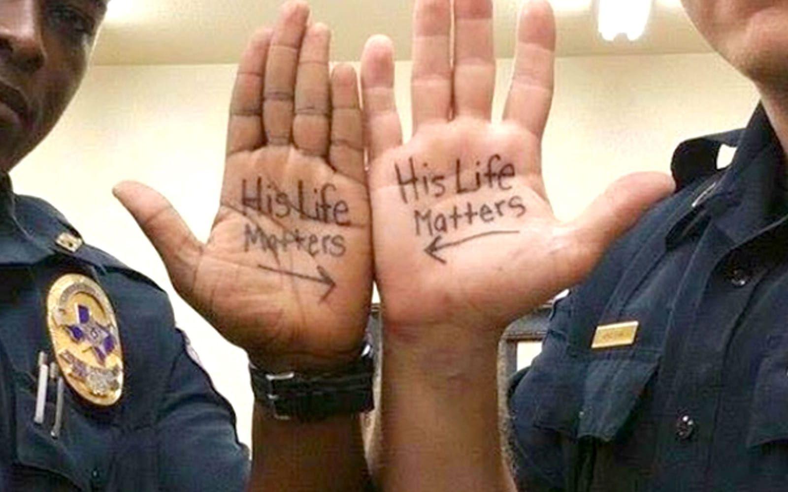 Klicka vidare för att se hur Black Lives Matter-anhängare svarar All Live Matter.
