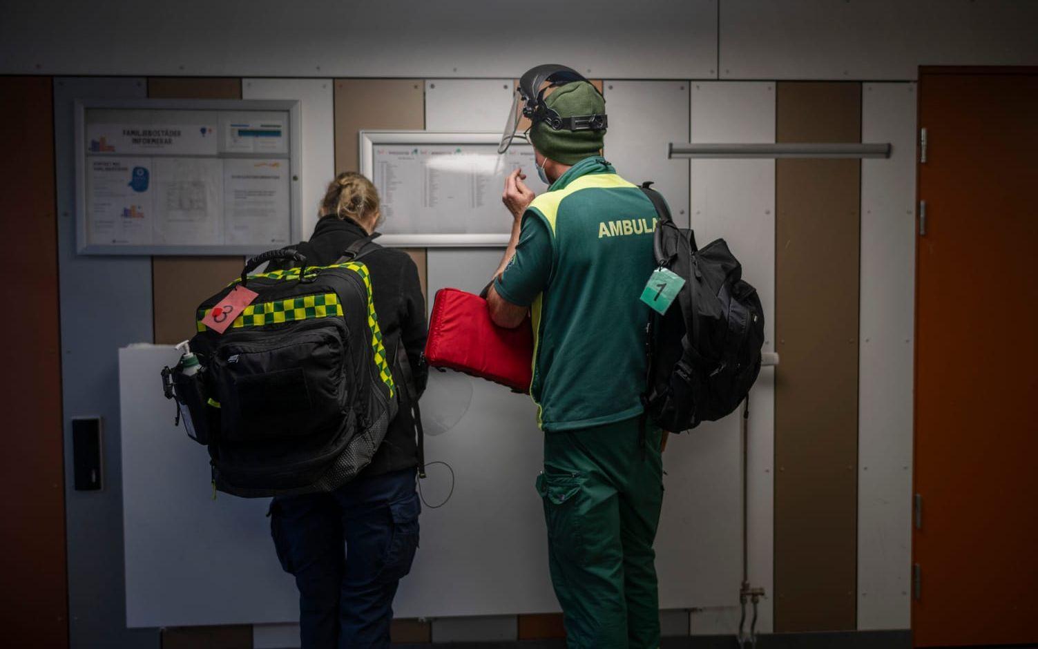 Under nyårshelgen var det ambulanspersonal och sjuksköterskor som åkte ut på hembesök runtom i Göteborg.